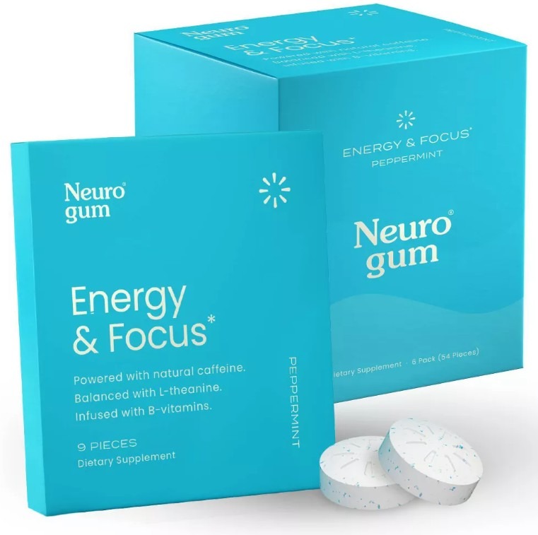 뉴로껌 에너지 포커스 페퍼민트 껌 54개입