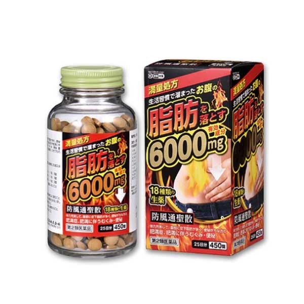 일본 방풍통성산료엑기스정 450정 6000mg