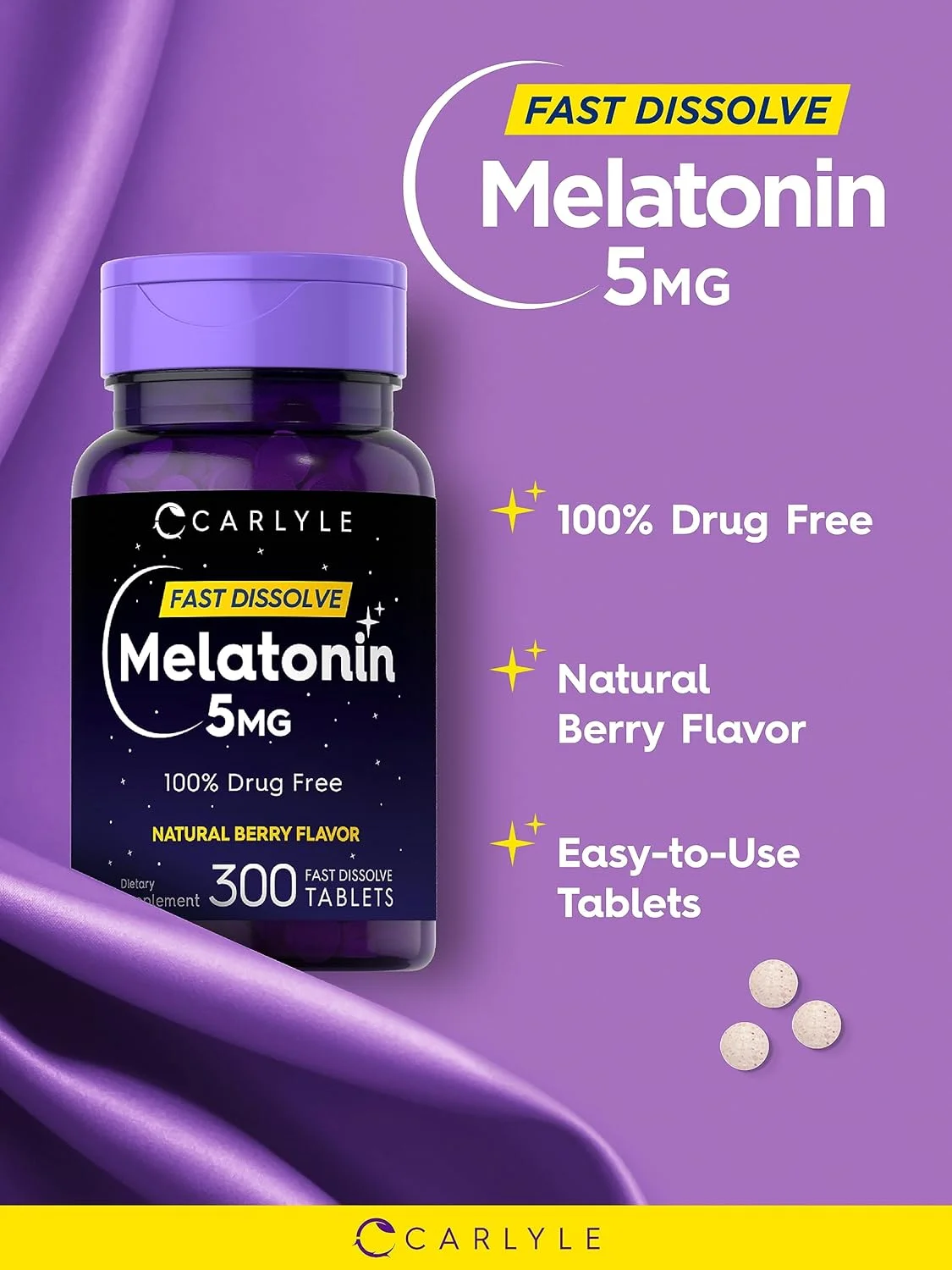 칼라일 멜라토닌 5mg 300정 글루틴프리