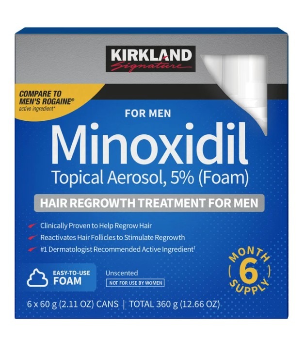 커클랜드 미녹시딜 5%  *폼타입* 6개월분